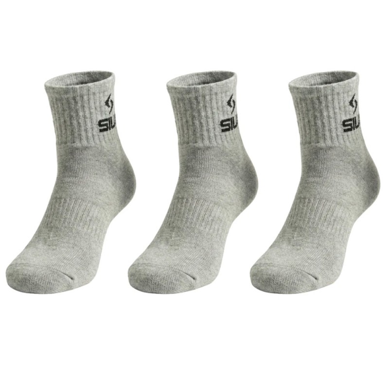 Socken Siux Basic 3er Pack grau
