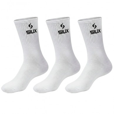 Socken Siux Basic hoch 3er Pack weiß