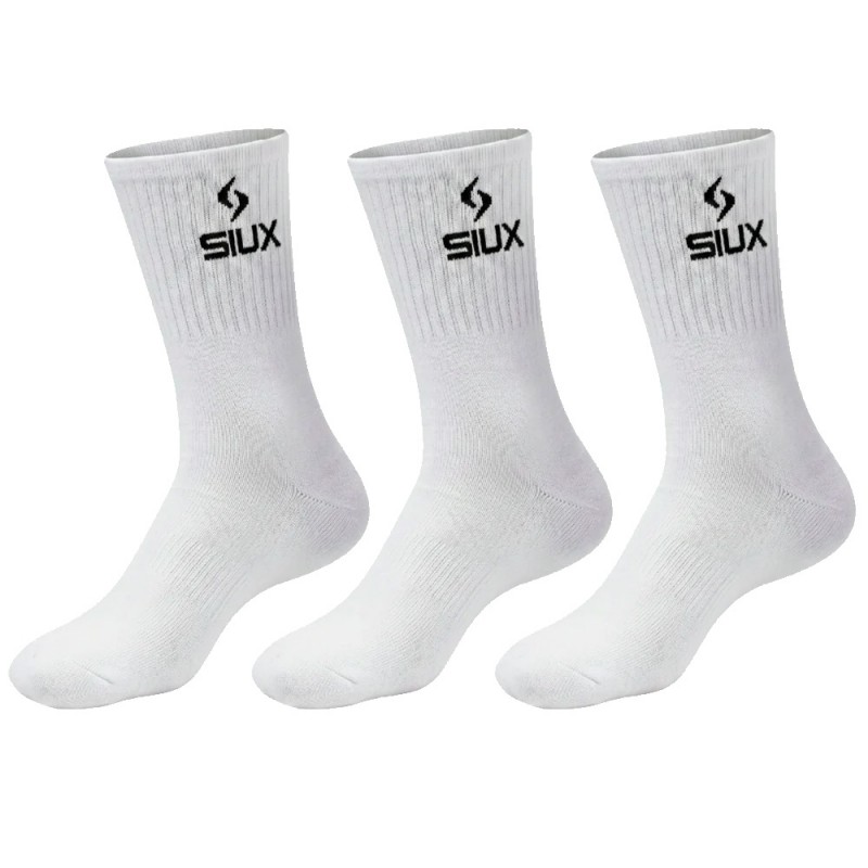 Socken Siux Basic hoch 3er Pack weiß