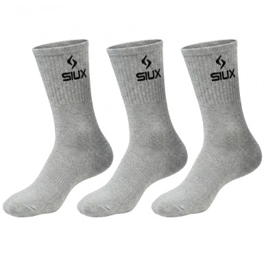 Socken Siux Basic hohe Pack 3u grau