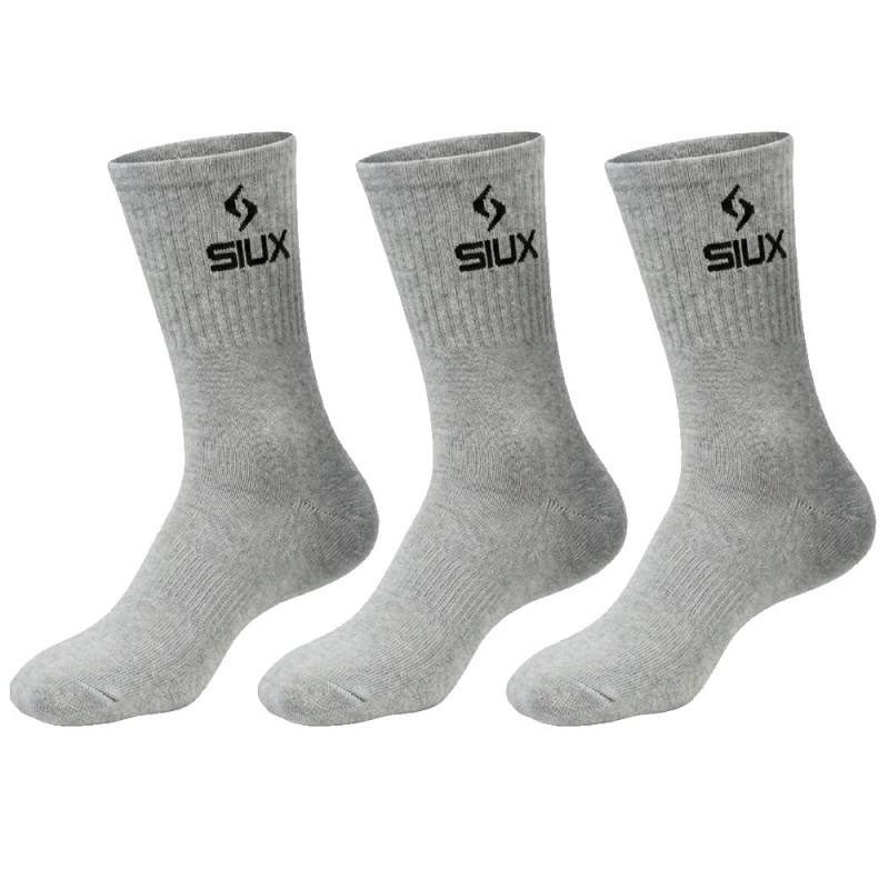 Socken Siux Basic hohe Pack 3u grau