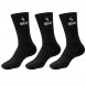 Socken Siux Basic hohe Pack 3 Stück schwarz