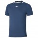 Mizuno Tennis Tee blaues T-Shirt