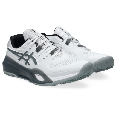 Asics Padelschuhe Gel Resolution X Padel white steel grey 2026