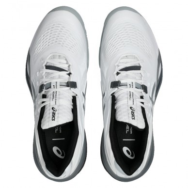 Asics Padelschuhe Gel Resolution X Padel white steel grey 2026