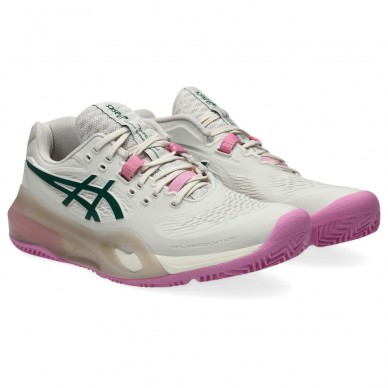 Asics Padelschuhe Gel Resolution X Padel soft oat jewel green 2026