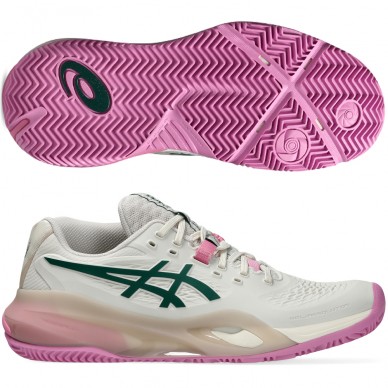 Asics Padelschuhe Gel Resolution X Padel soft oat jewel green 2026
