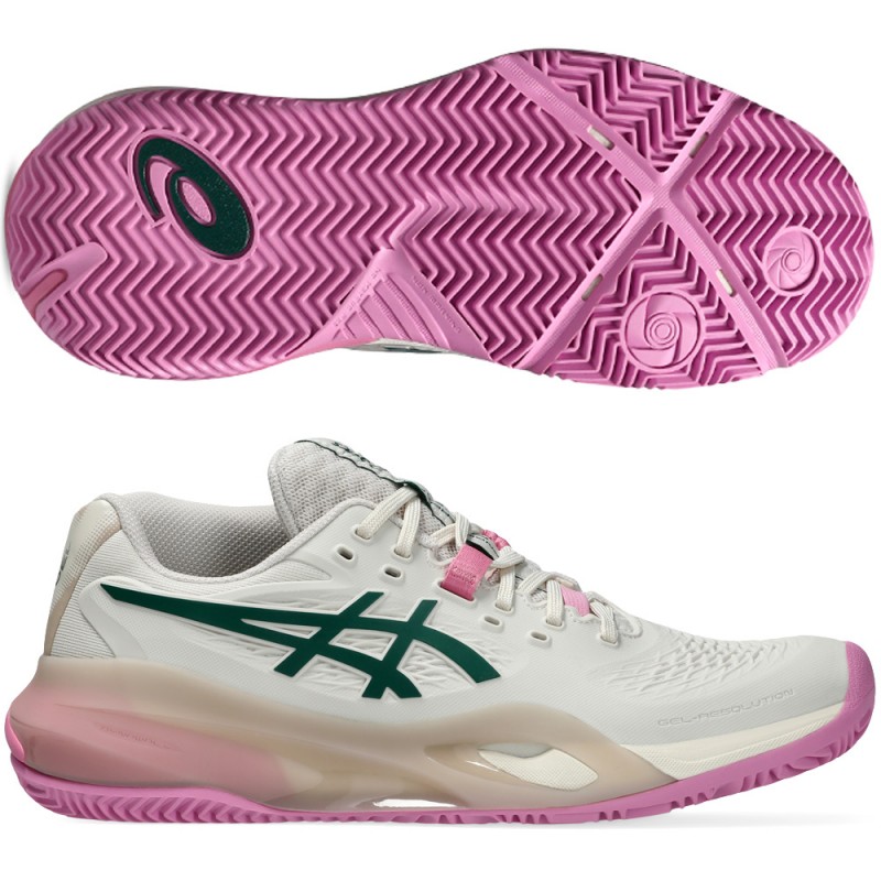 Asics Padelschuhe Gel Resolution X Padel soft oat jewel green 2026