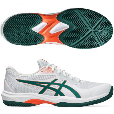 Asics Padelschuhe Game FF Padel white jewel green 2026