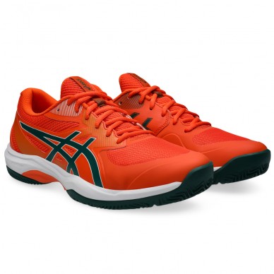 Asics Padelschuhe Game FF Padel energy orange jewel green 2026