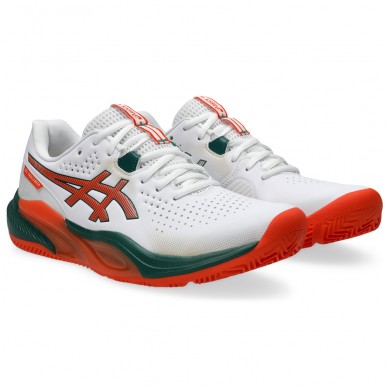 Asics Padelschuhe Gel Challenger 15 Padel weiß energy orange 2026