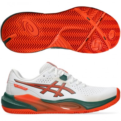 Asics Padelschuhe Gel Challenger 15 Padel weiß energy orange 2026
