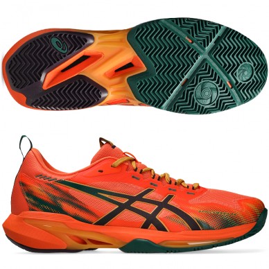 Asics Padelschuhe Sonicsmash FF energy orange dark aubergine 2026