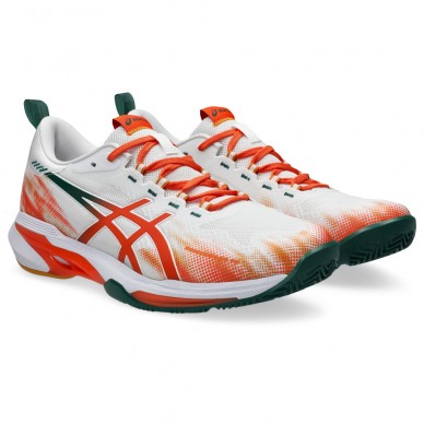 Asics Padelschuhe Sonicsmash FF white energy orange 2026