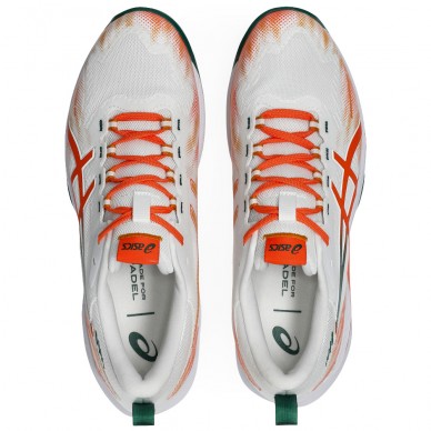 Asics Padelschuhe Sonicsmash FF white energy orange 2026