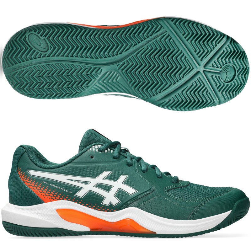 Asics Padelschuhe Gel Dedicate 9 Padel jewel green white 2026