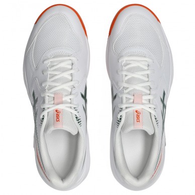 Asics Padelschuhe Gel Dedicate 9 Padel white jewel green 2026