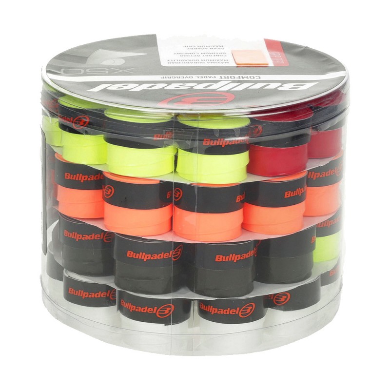 Bullpadel Overgrip-Würfel Hac 50 Stück Farben