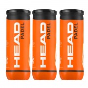 Pack 3 Botes pelotas Head Padel