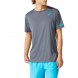 Asics M SS TEE Träger Graues T-Shirt